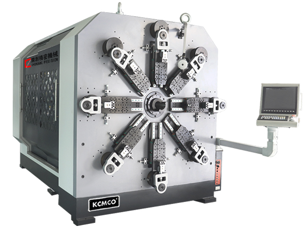 KCT-1280WZ十二轴无凸轮数控万能弹簧转线成形机