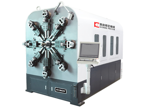 KCT-1260WZ十二轴无凸轮数控万能弹簧转线成形机